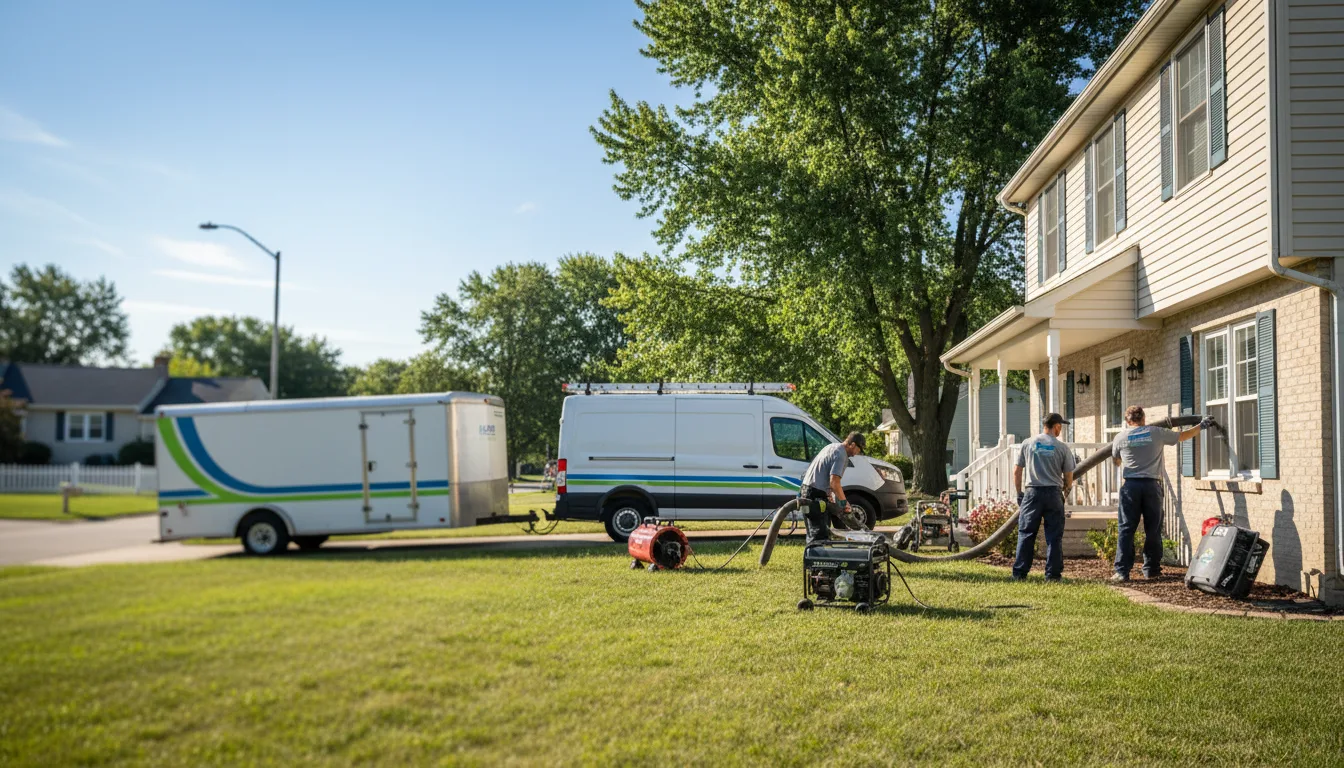 Flooded Basement Restoration And Cleanup With Repair in Hudsonville, MI near me